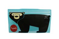 3 Sprouts Reusable Snack Bag 2-pack - Bear