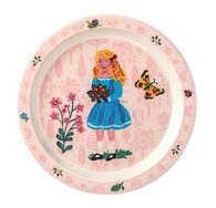 Petit Jour Paris Nathalie Lete Baby plate - Talíř - Pink 21 cm