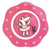 Petit Jour Paris Maisy Mouse Pink Spreading plate - Podložka pod jídlo