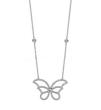 Stříbrný náhrdelník Motýlek