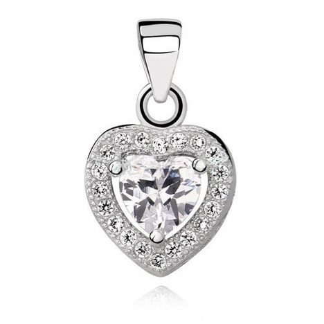 Stříbrný přívěsek Heart