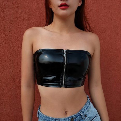 Sexy latexový top