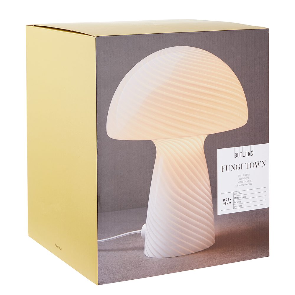 FUNGI TOWN Stolní lampa - bílá (obrázek 11)