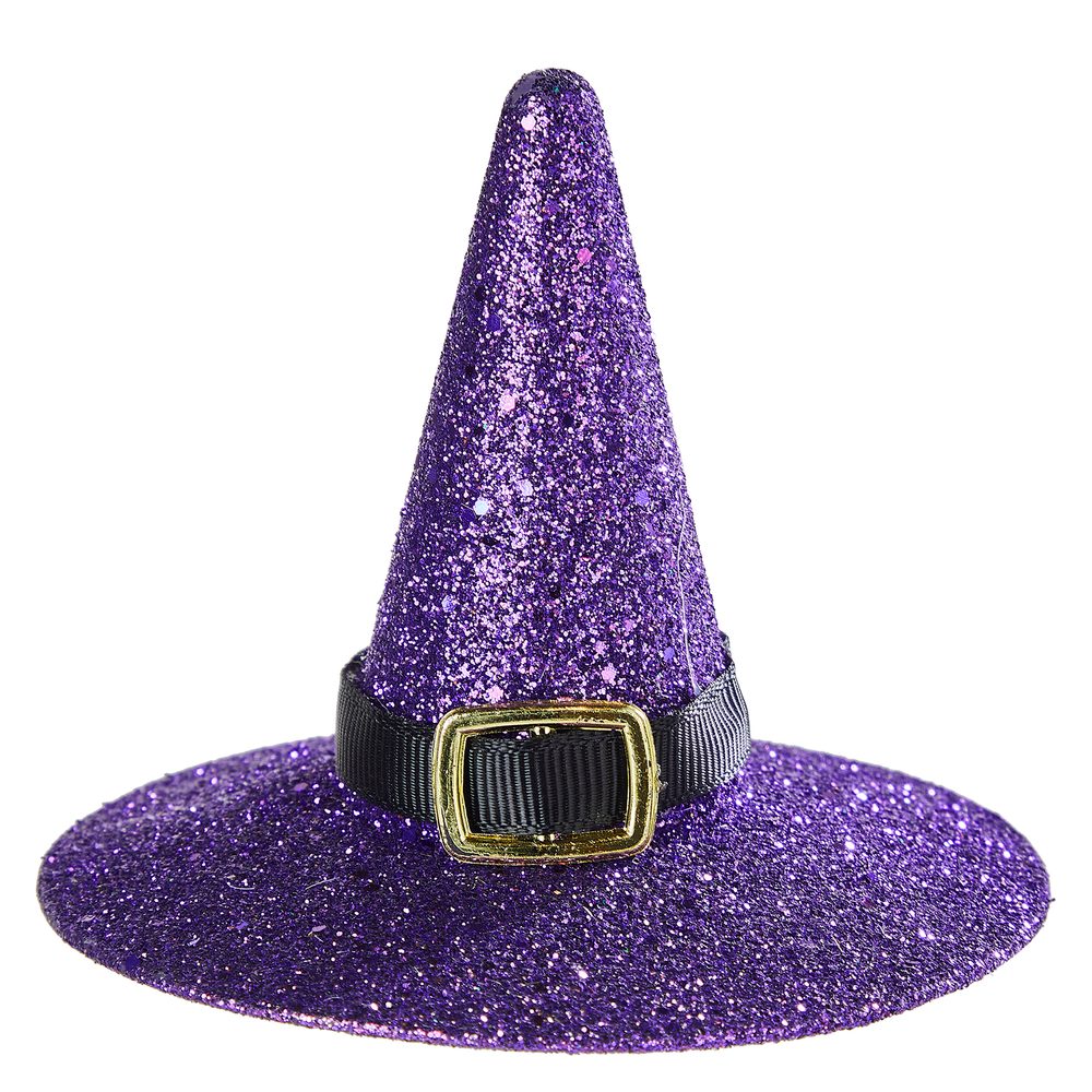 HALLOWEEN Dekorace čarodějnický klobouk 8 cm