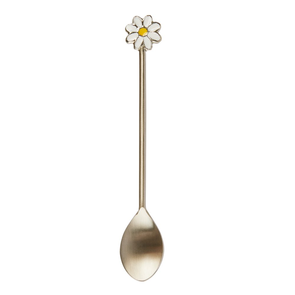 HAPPY SPOON Lžička květina - zlatá