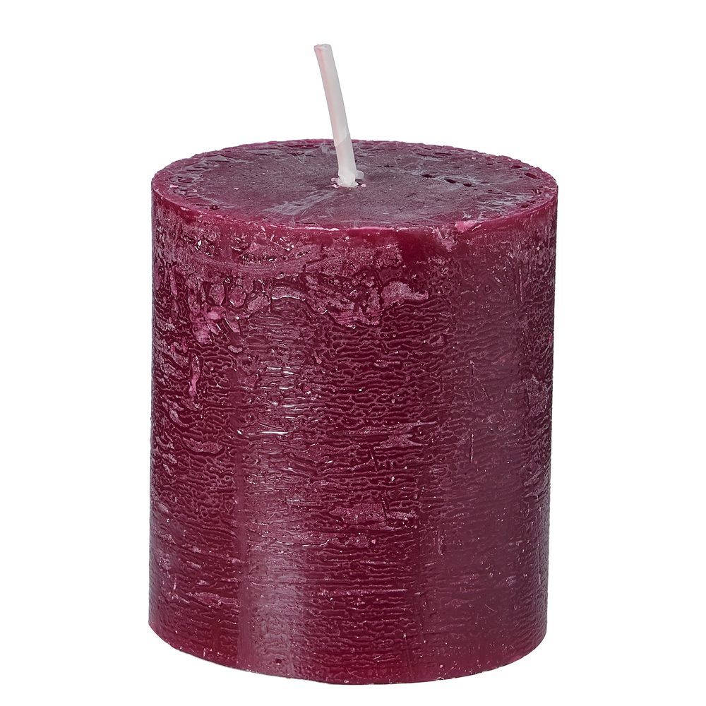 RUSTIC Svíčka 8 cm - vínová