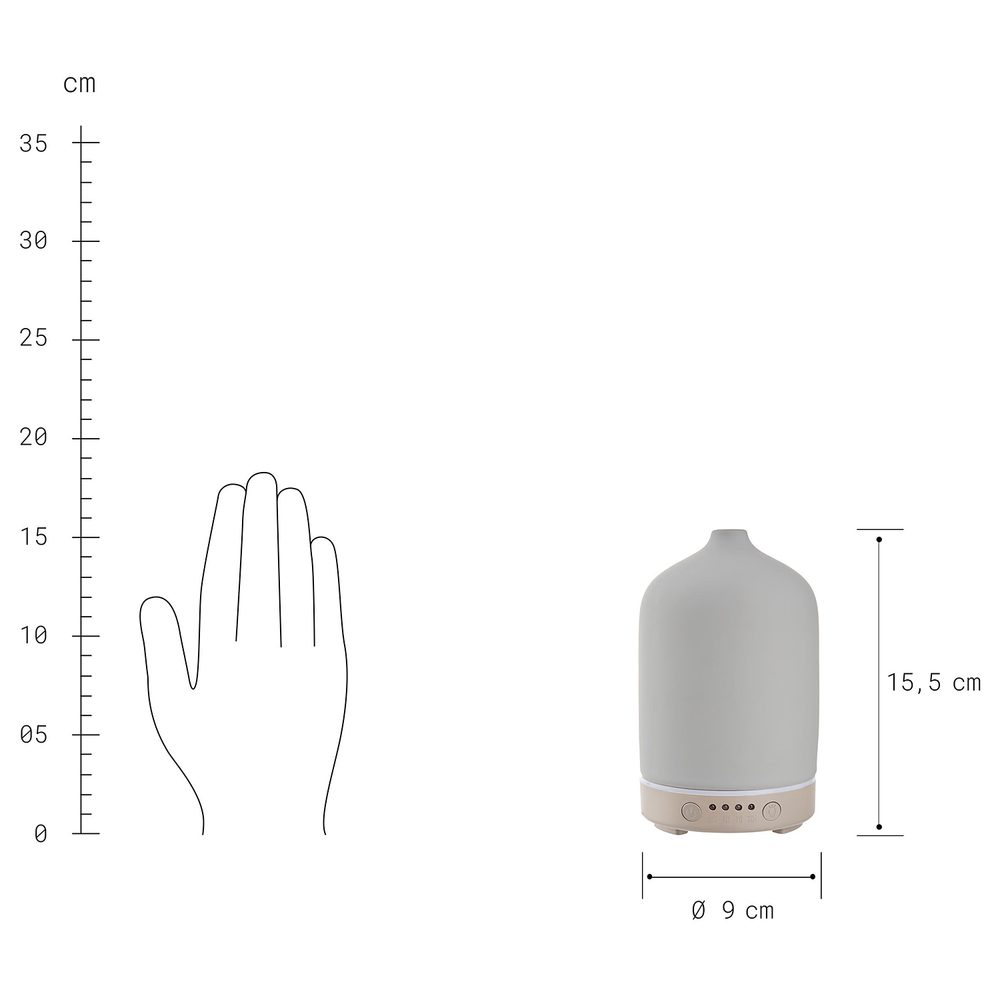 CLOUD NINE Aroma difuzér - šedá (obrázek 5)