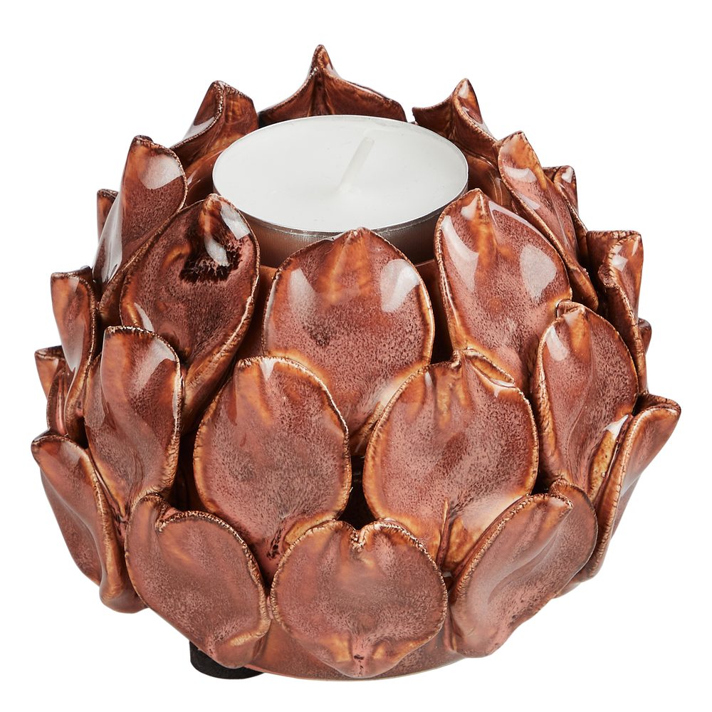 BLOSSOM Svícen na čajovou svíčku - fialová