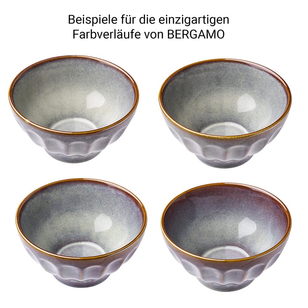 BERGAMO Miska 850 ml - šedohnědá (obrázek 4)