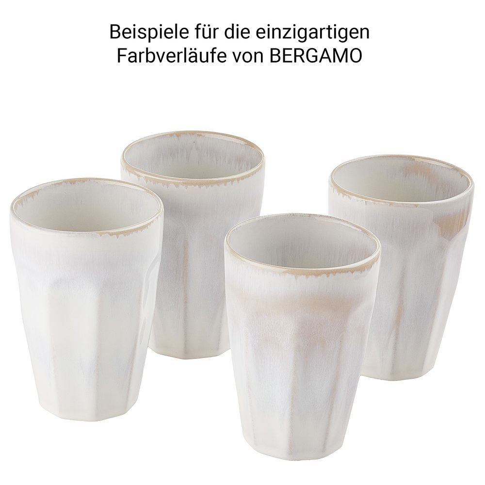 BERGAMO Hrnek Latte macchiato 330 ml - bílá (obrázek 3)