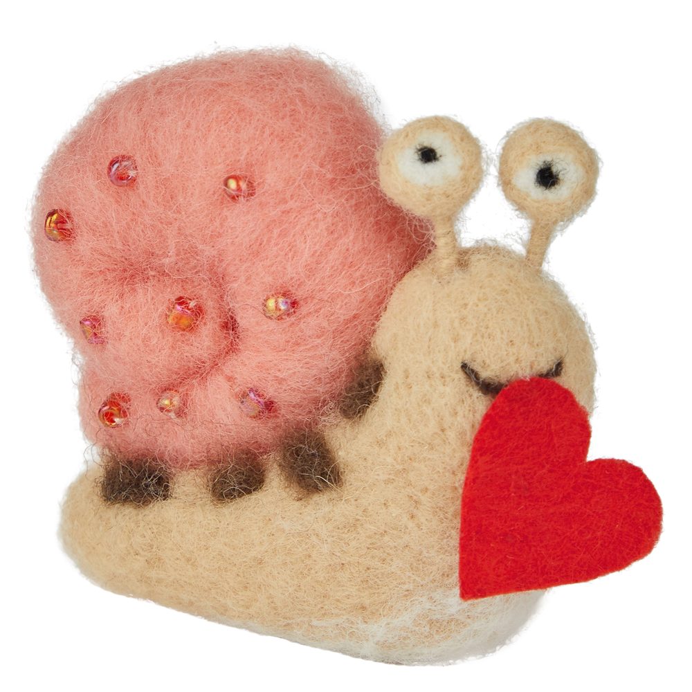 Levně FUNKY FRIENDS Šnek 10 cm - růžová