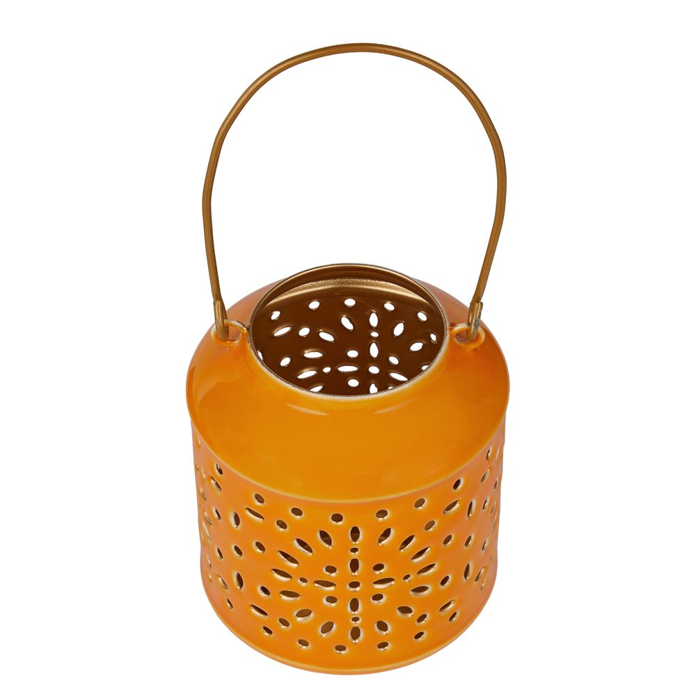 BLUE MAROCCO Lucerna 13 cm - oranžová (obrázek 3)