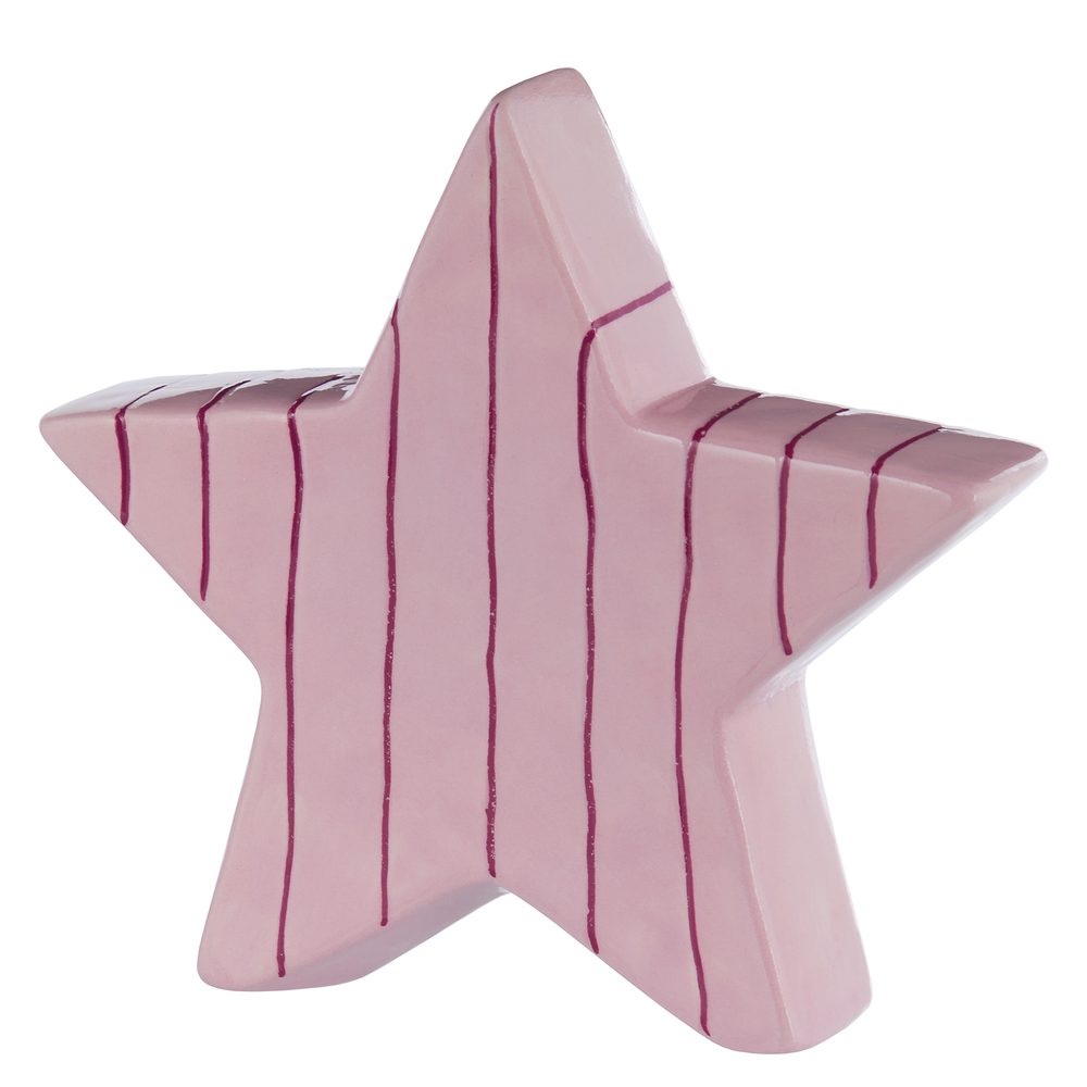 HOLY MOLY Hvězda 13 cm - růžová