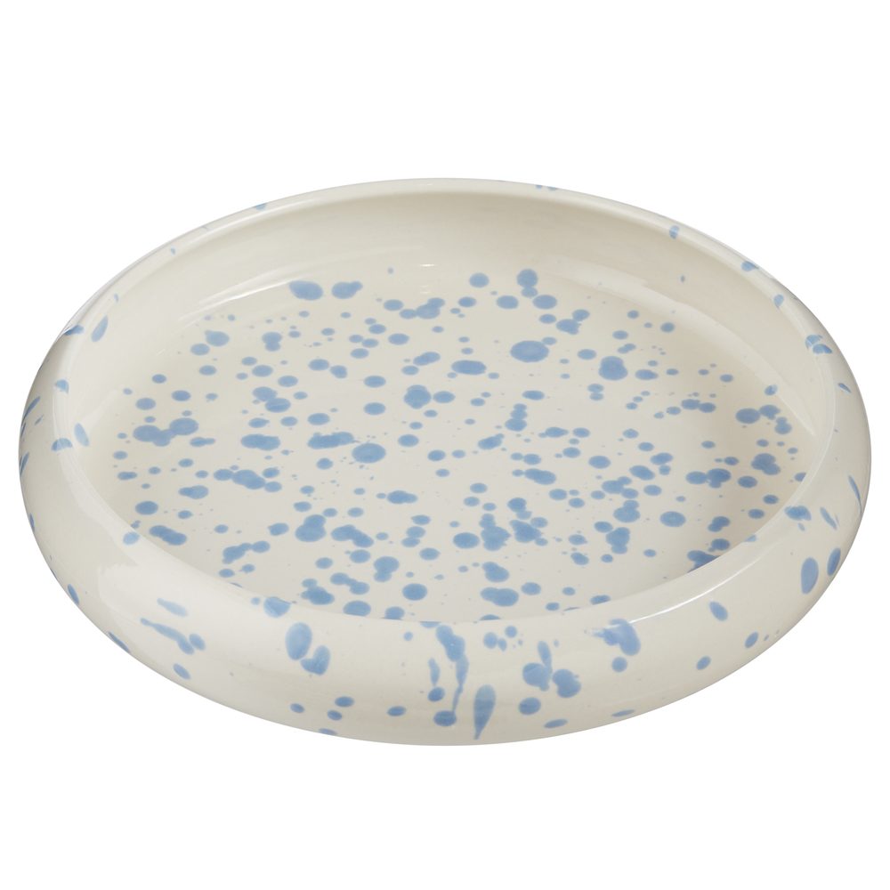 BOOGY SPLASH Talíř na těstoviny - sv. modrá