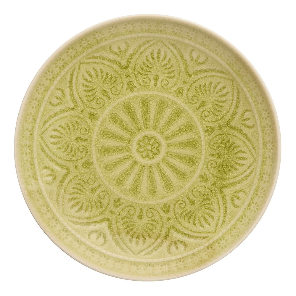 SUMATRA Talíř 25 cm - limetková