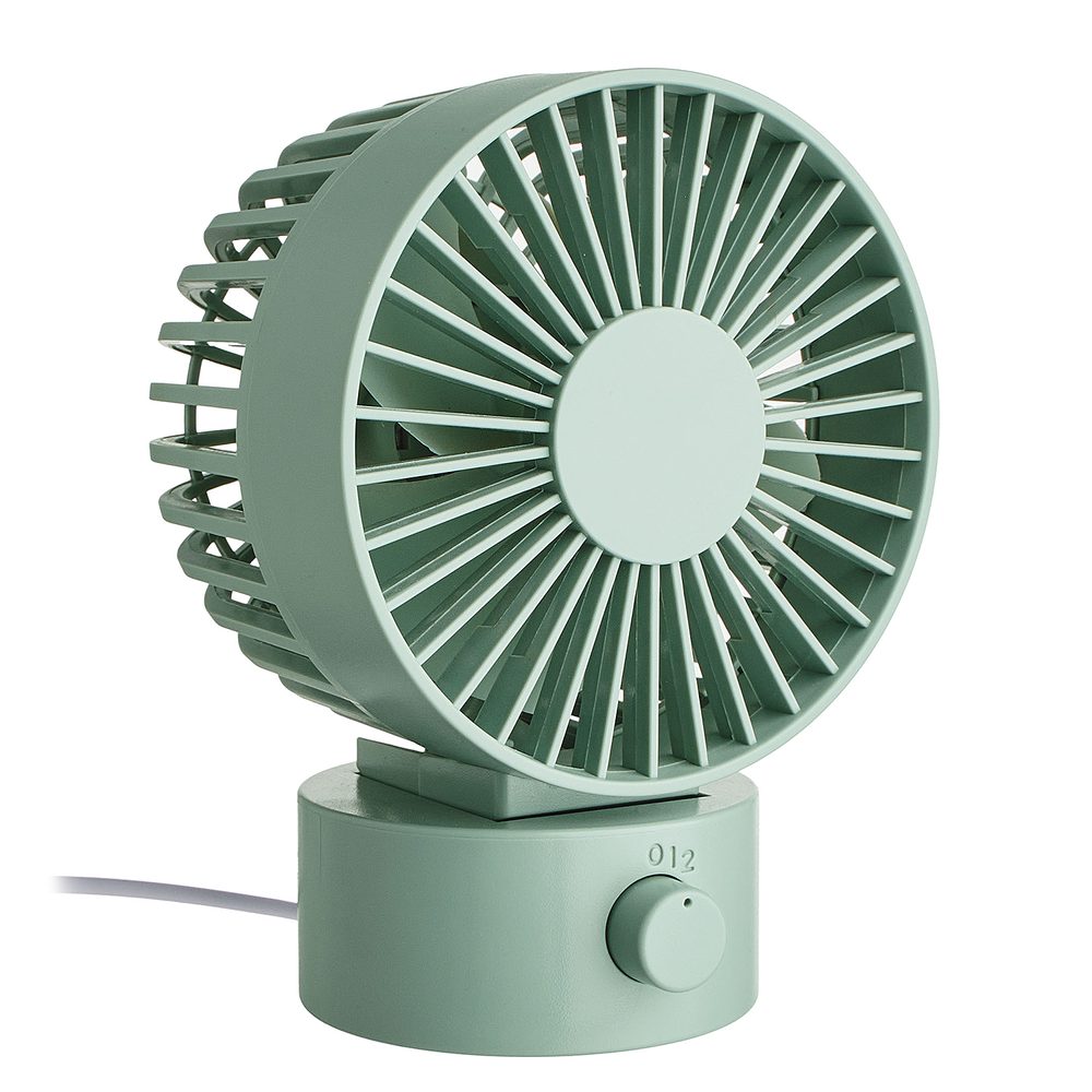 Levně AIR WAVE Mini větrák s USB připojením - šalvějová