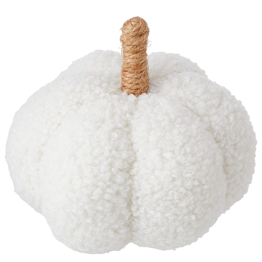 PUMPKIN Dekorace 12 cm - krémová