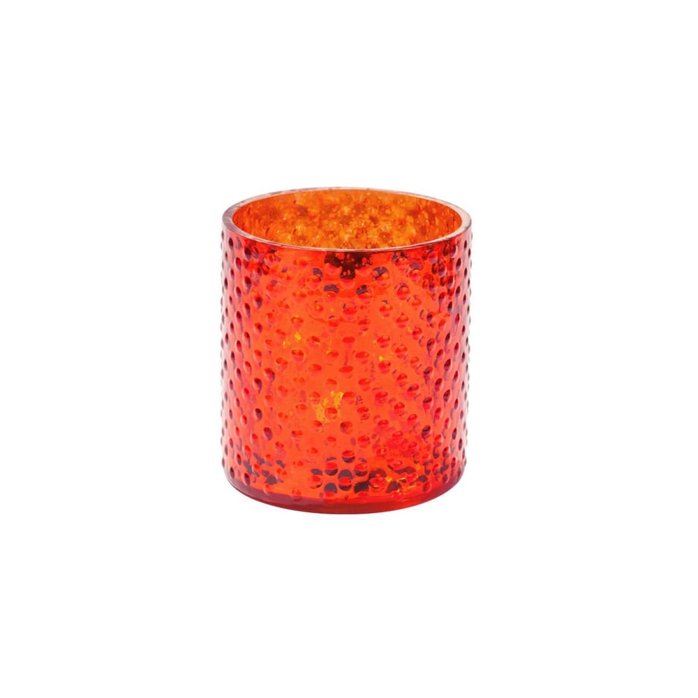 DELIGHT Svícen na čajovou svíčku 8 cm - oranžová