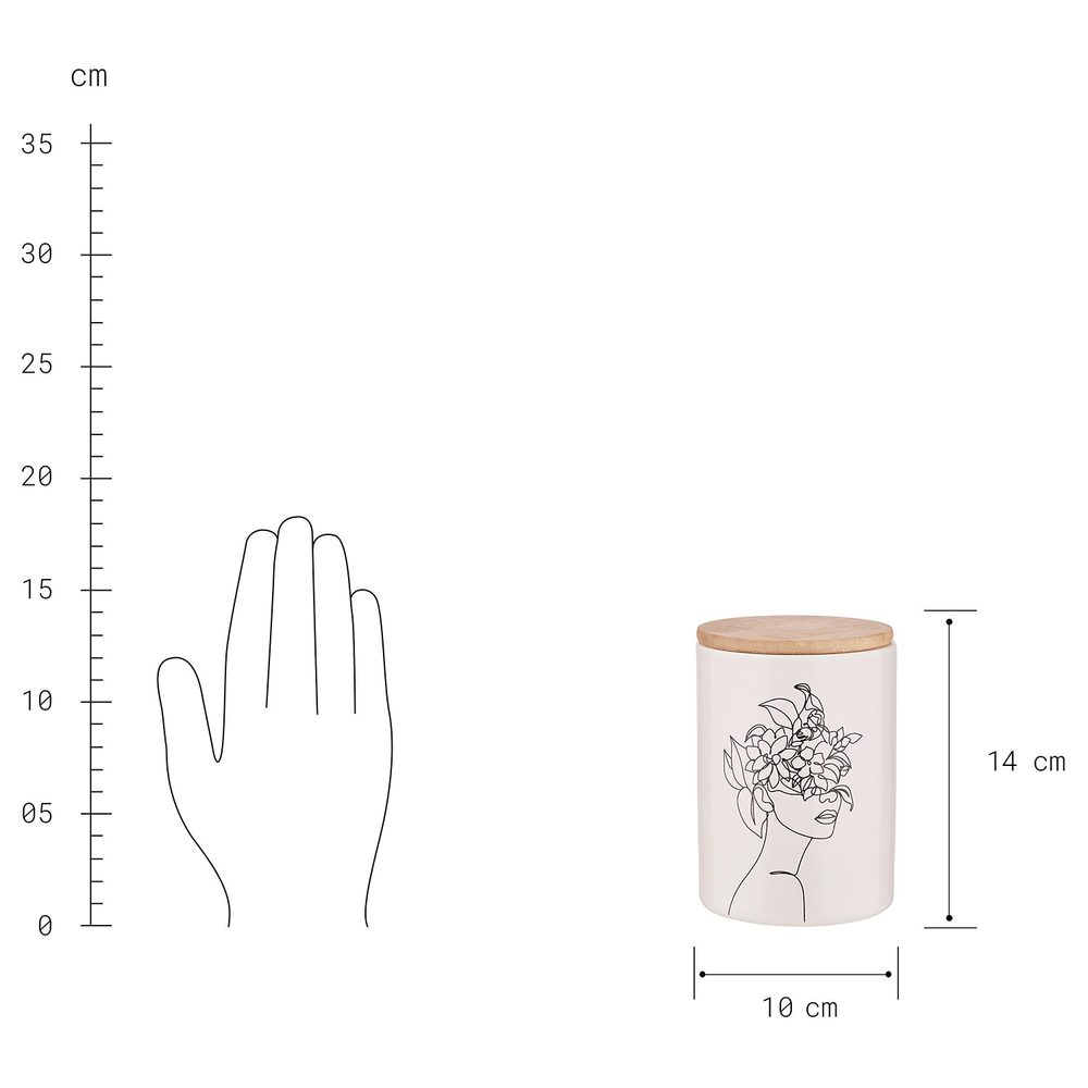 QUEEN IT Dóza "Line Art" 700 ml (obrázek 6)