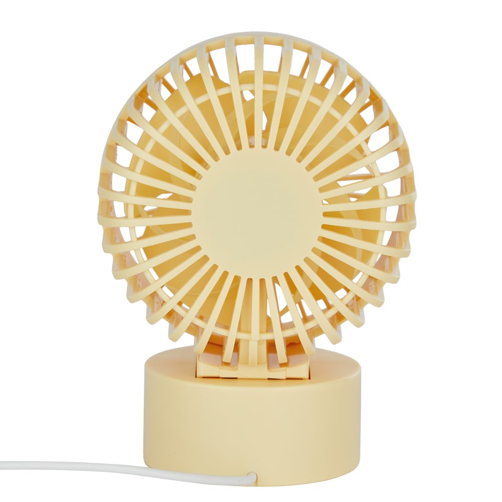 AIR WAVE Mini větrák s USB připojením - žlutá (obrázek 4)
