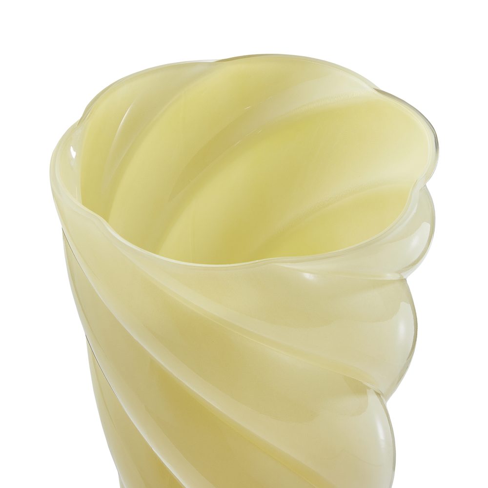 SWIRL Váza 30 cm - žlutá (obrázek 4)
