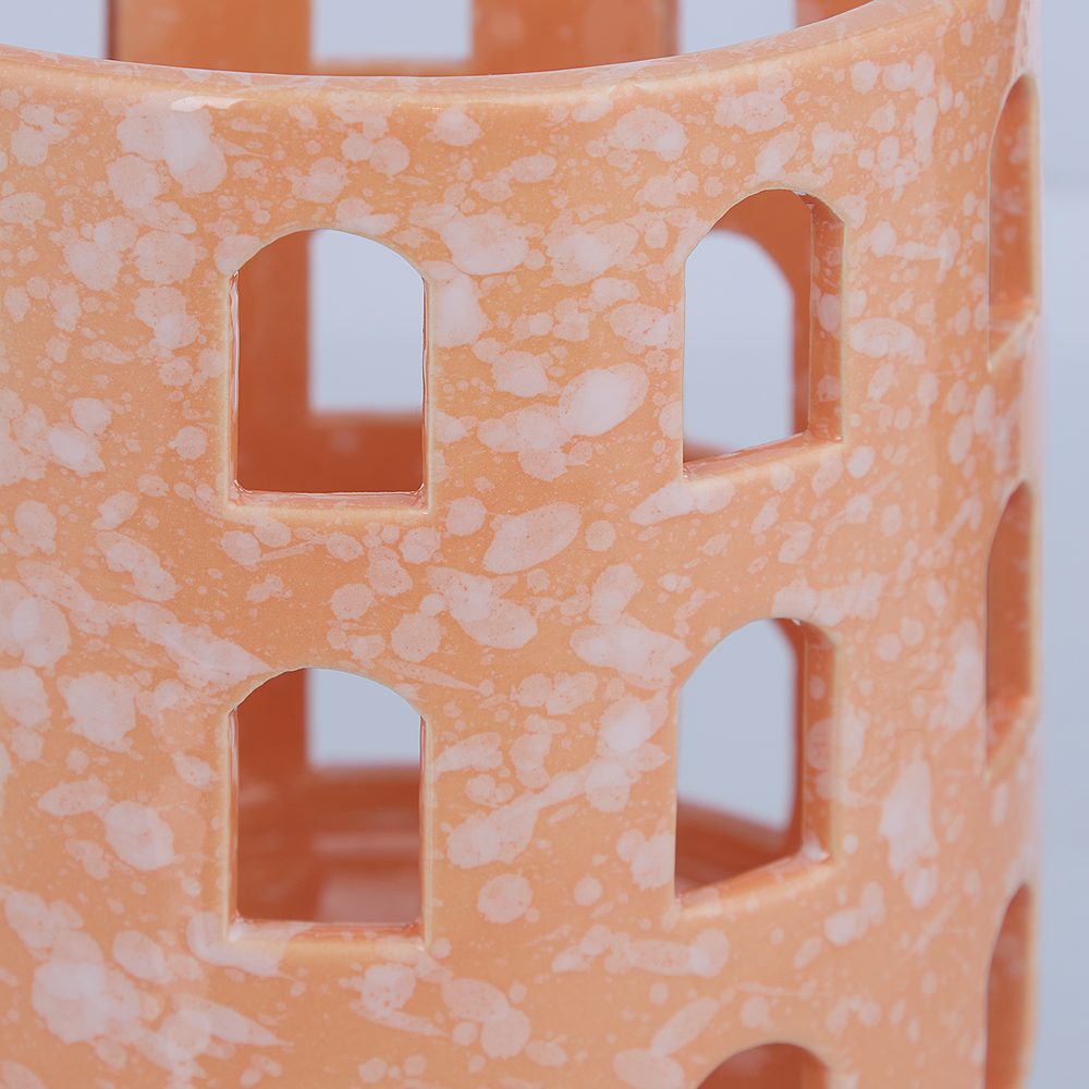 SUNDOWN Lucerna 13 cm - oranžová