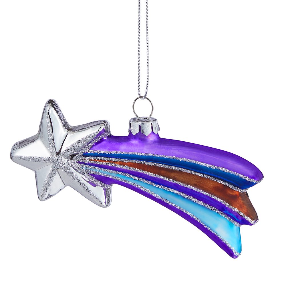 HANG ON Skleněná ozdoba kometa