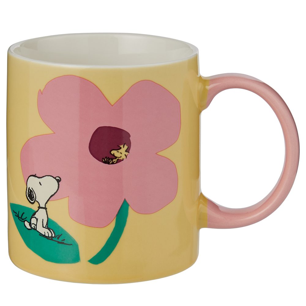 PEANUTS Hrnek 380 ml - žlutá