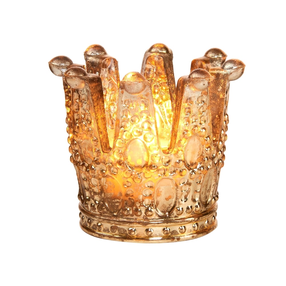 ROYAL DELIGHT Svícen na čajovou svíčku koruna velký