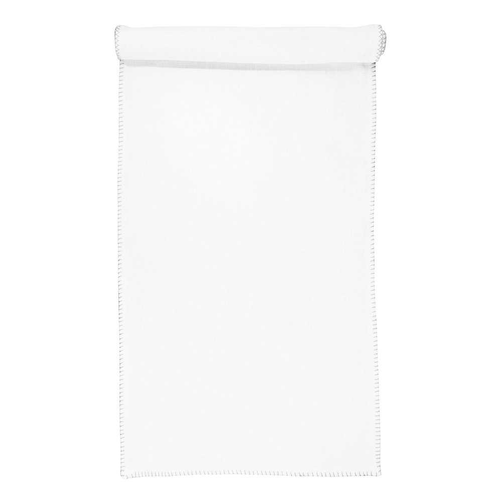 FINCA Běhoun na stůl 50 x 160 cm - bílá