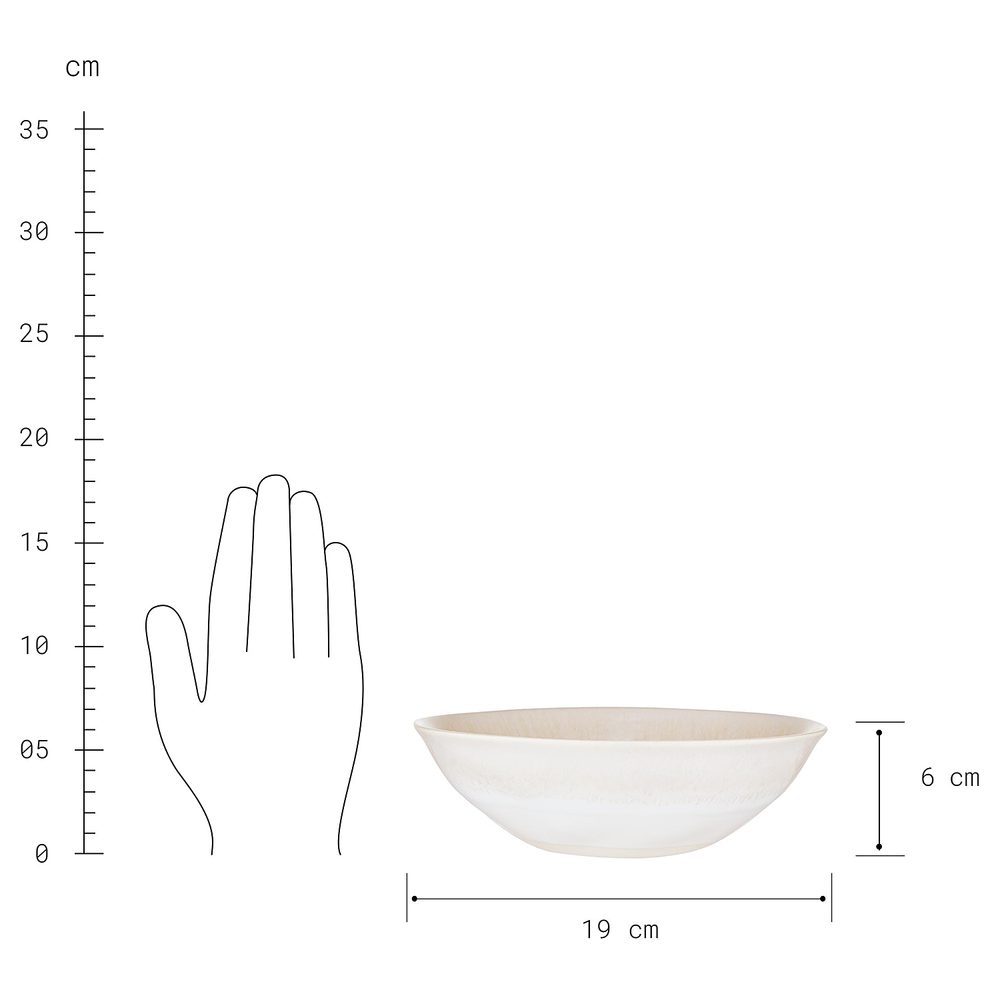 ATLANTIS Miska 550 ml - béžová