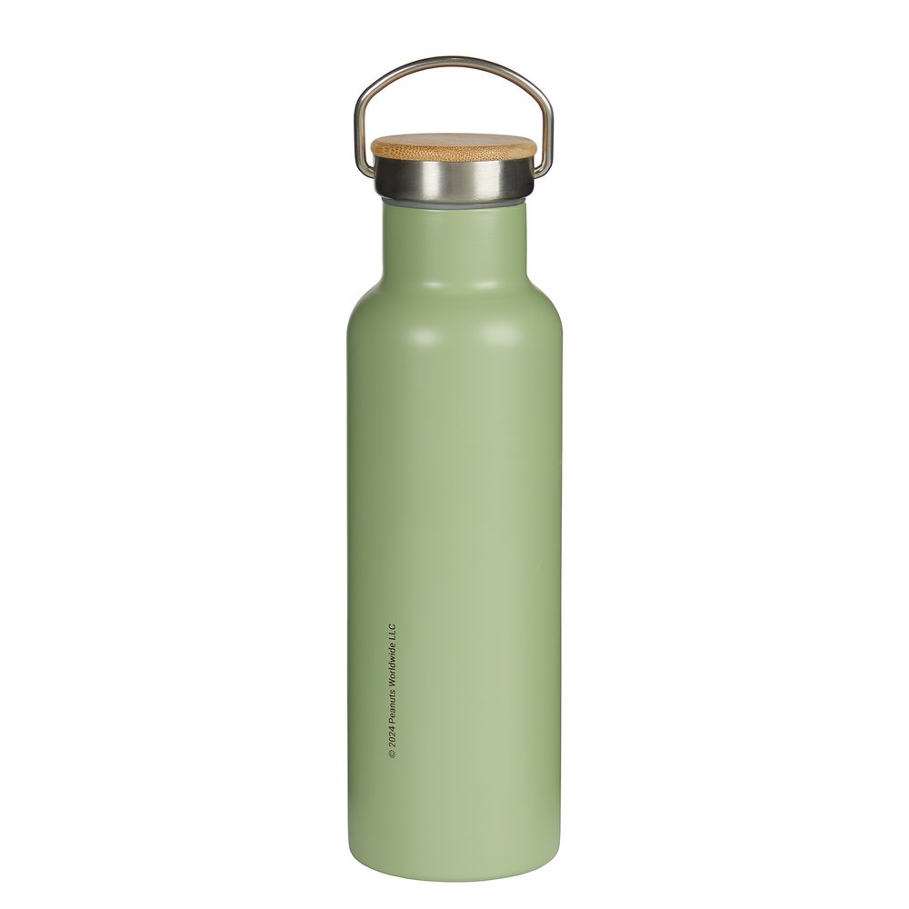 PEANUTS Láhev nerezová skaut  650 ml - zelená (obrázek 3)