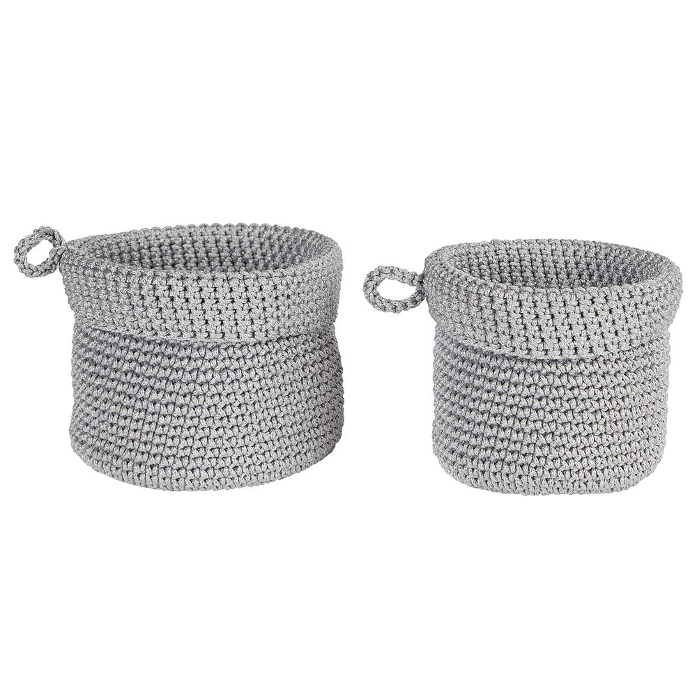 Fotografie STORE IT Sada úložných košíků 2 ks - šedá