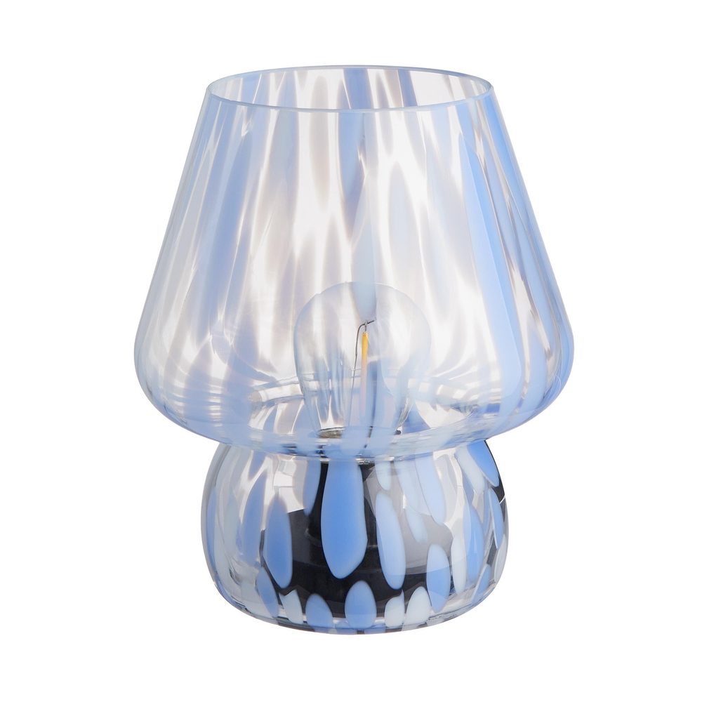 Fotografie MISS MARBLE LED Lampa 16,5 cm - sv. modrá/bílá