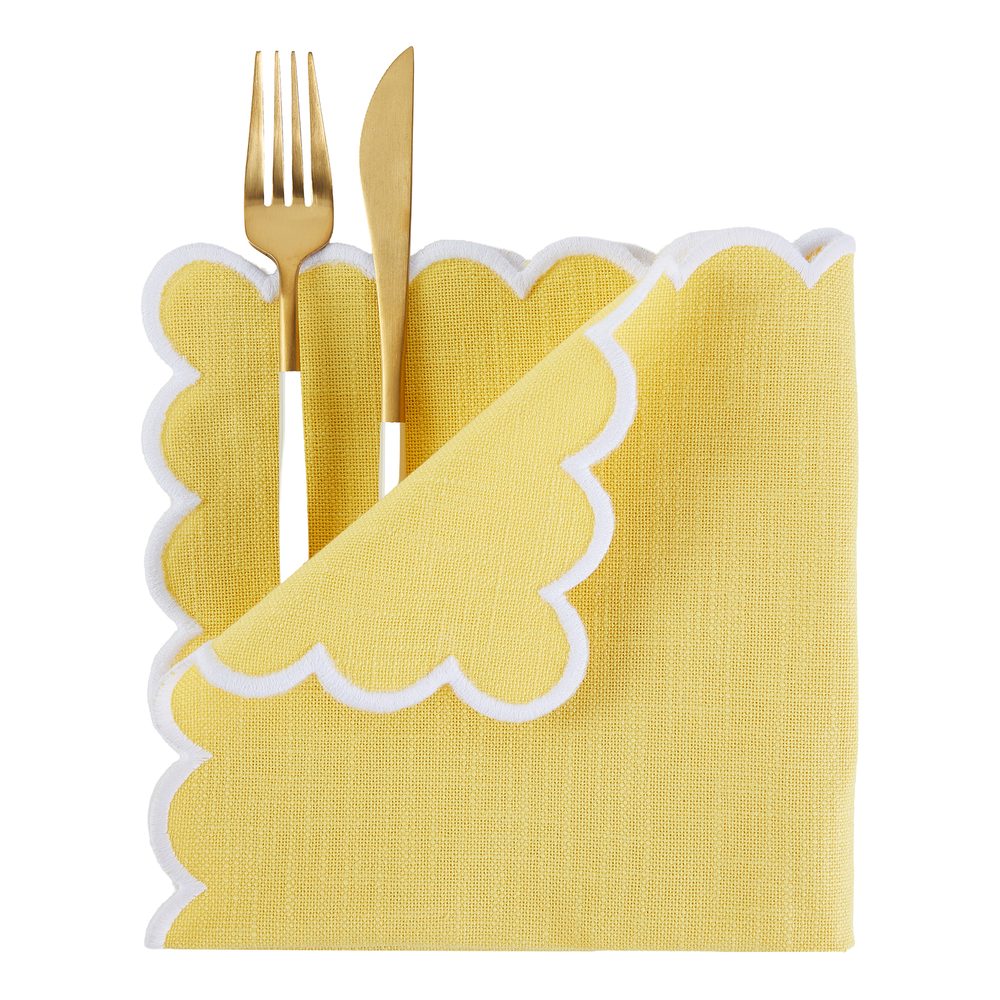 SUMMER CHEER Ubrousek 42 x 42 cm - žlutá