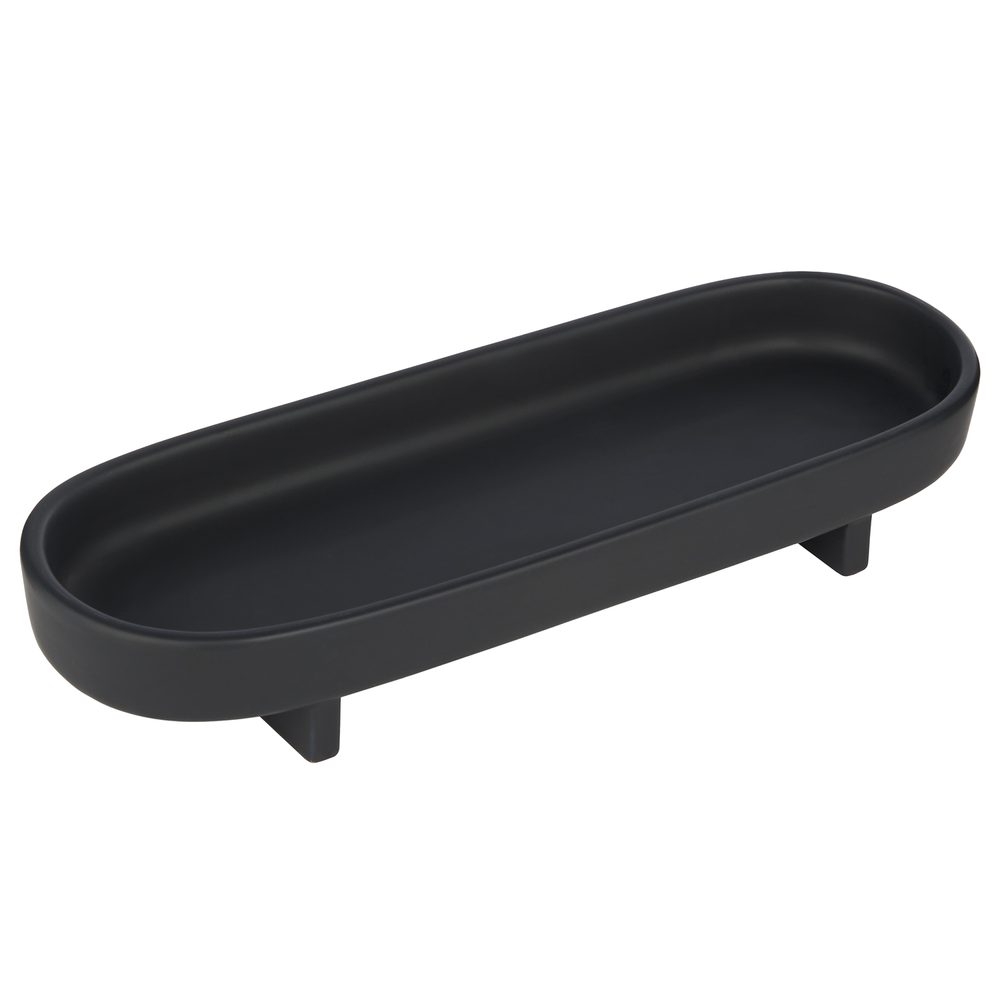 Fotografie KYOTO Dekorační podnos 30 x 11 cm - černá