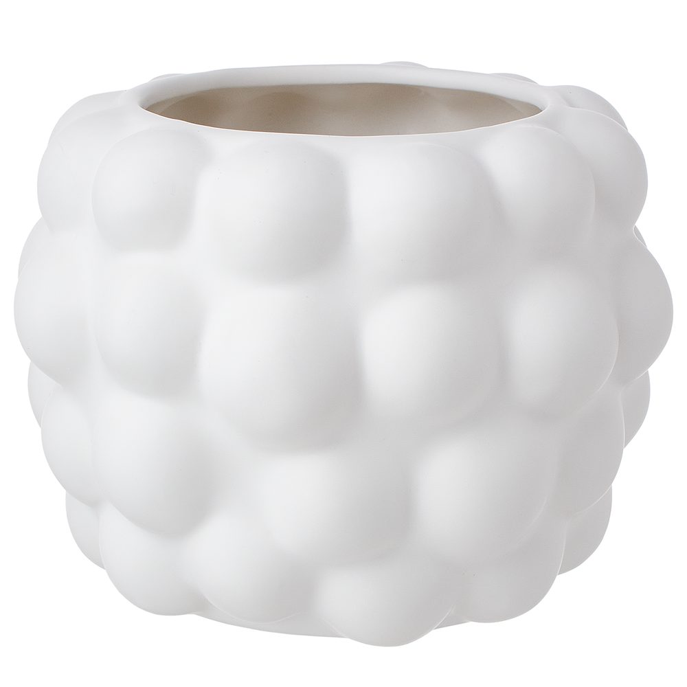 Fotografie CLOUDY Květináč 13 cm - bílá