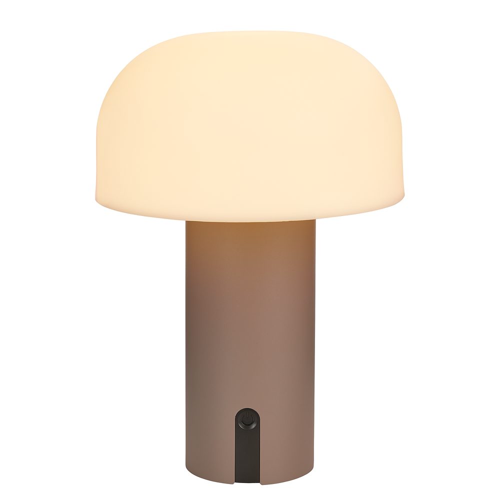 MUSHROOM Venkovní lampa - šedohnědá