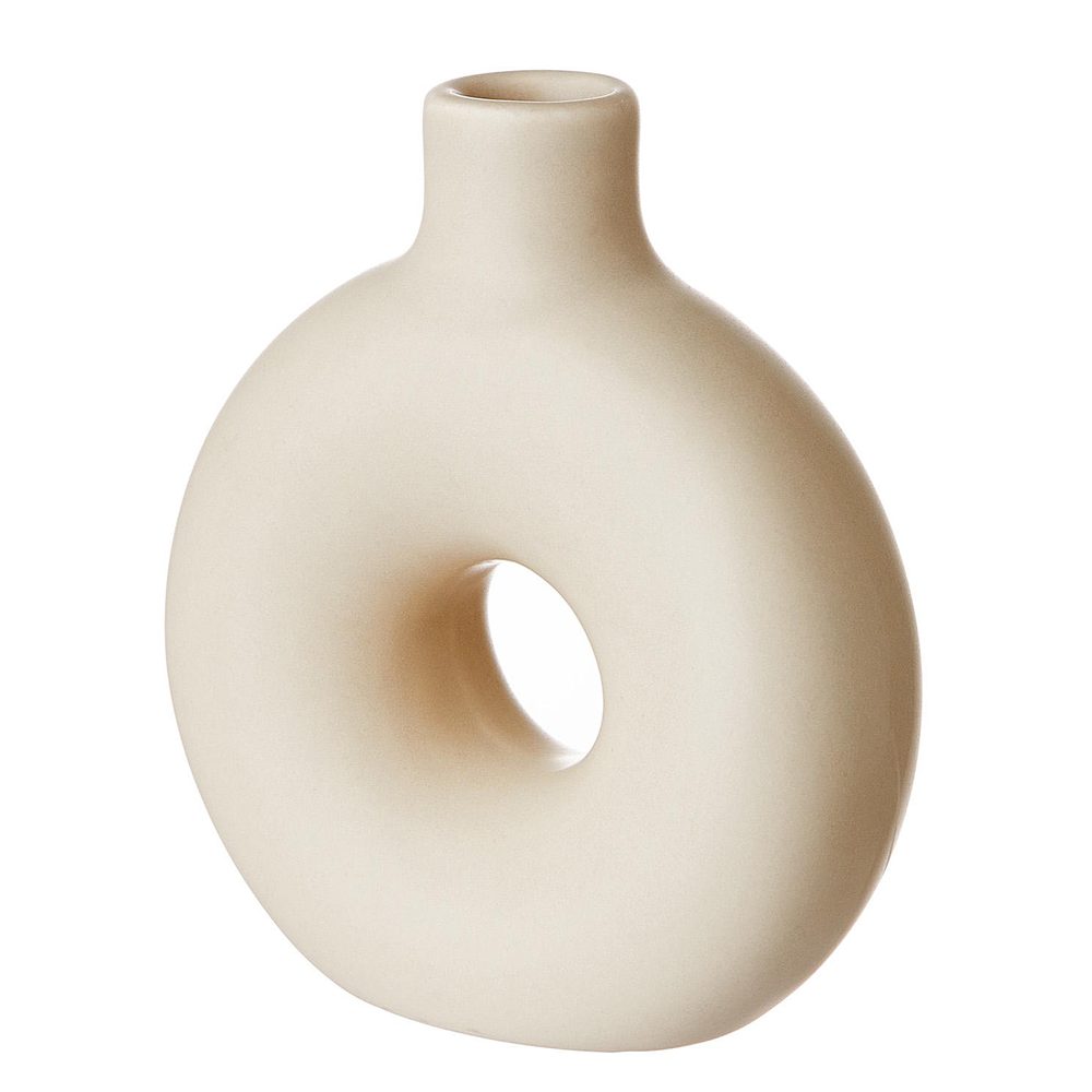 LOOPY Mini váza 10 cm - béžová