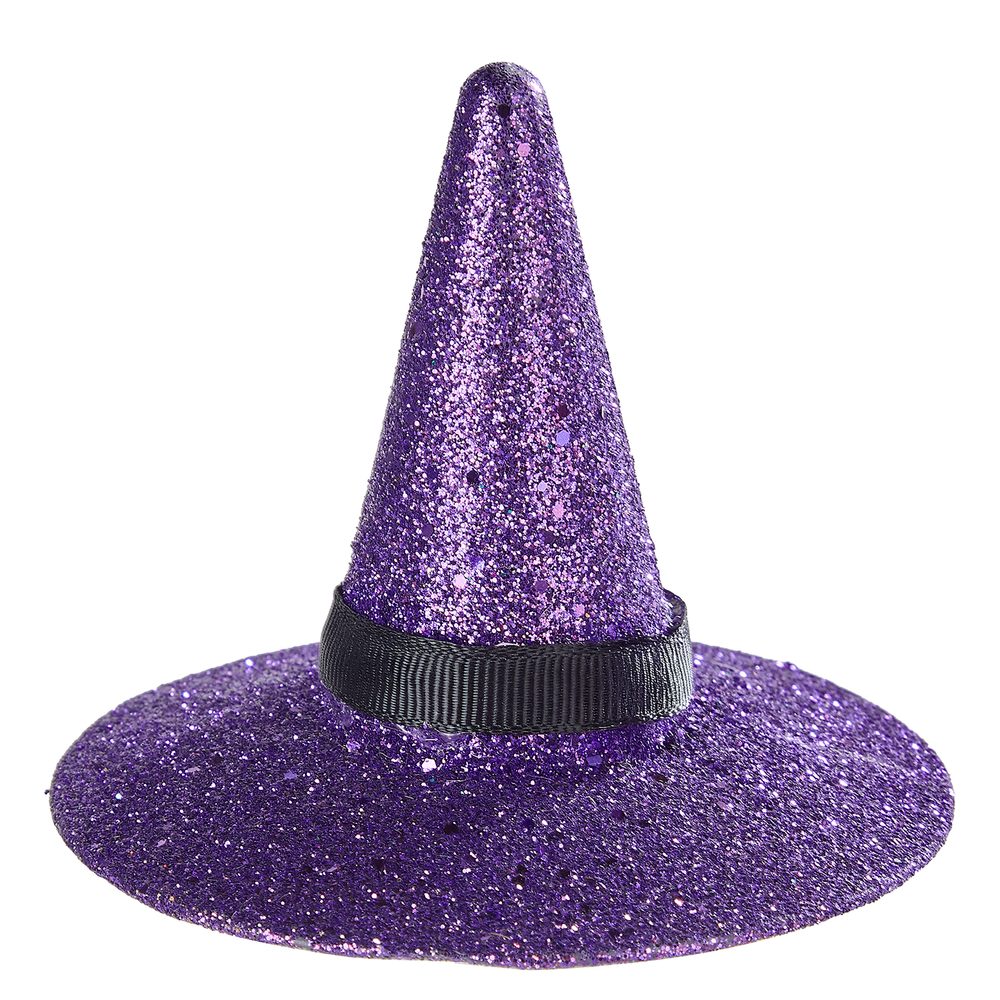 HALLOWEEN Dekorace čarodějnický klobouk 8 cm (obrázek 3)