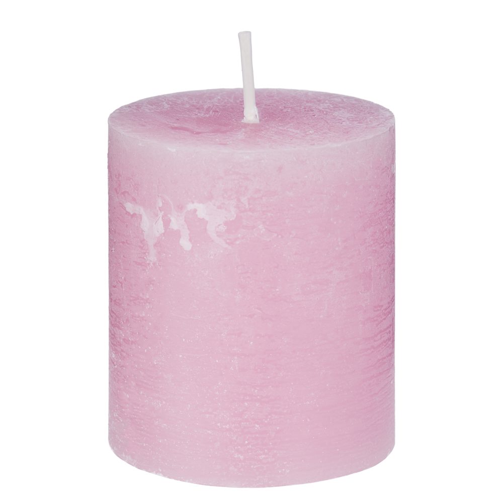 RUSTIC Svíčka 8 cm - starorůžová