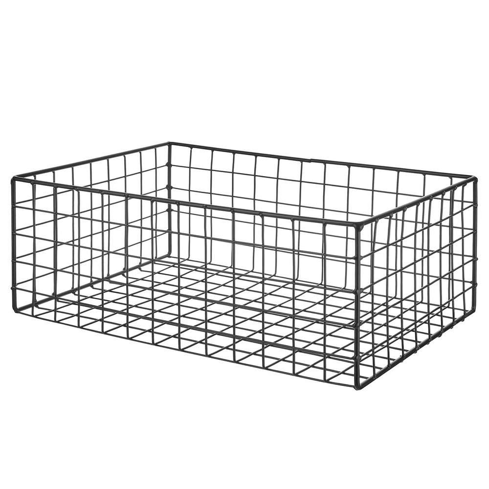 Fotografie DEPOSIT Úložný kovový koš - černá