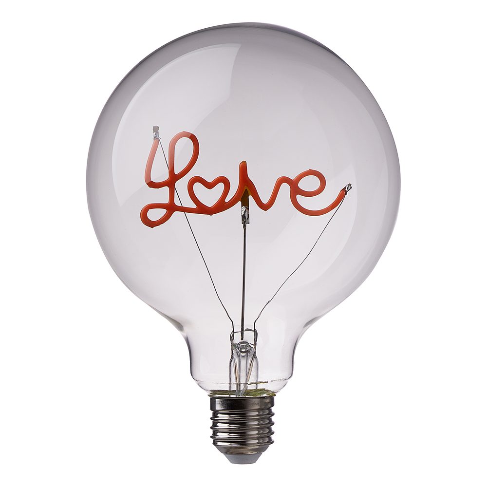 BRIGHT LIGHT LED Žárovka "Love" - růžová (obrázek 4)