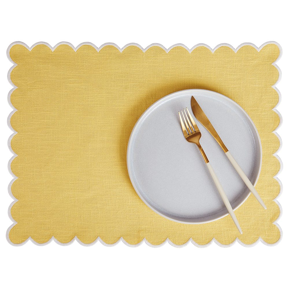 SUMMER CHEER Prostírání 47 x 33 cm - žlutá