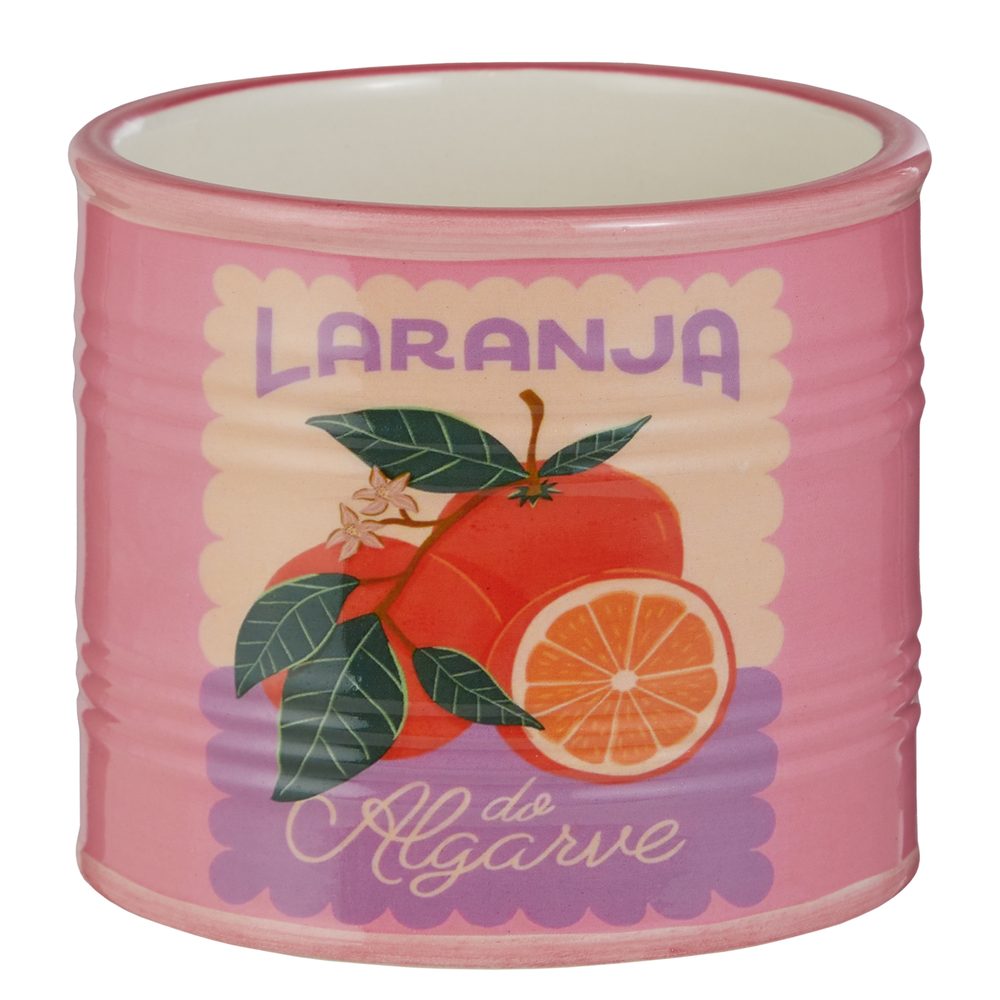 Levně TIN Květináč pomeranč 9 cm - růžová