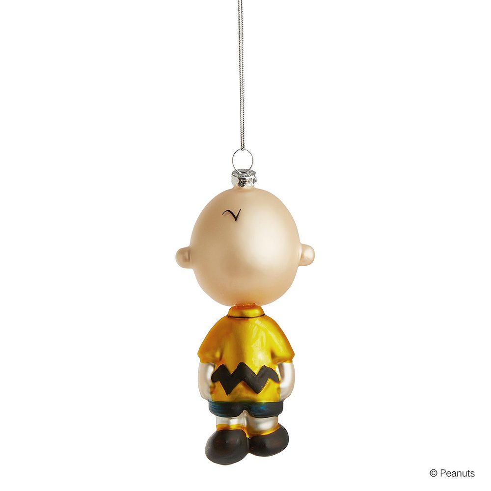 PEANUTS Skleněná ozdoba figurka Charlie Brown (obrázek 3)