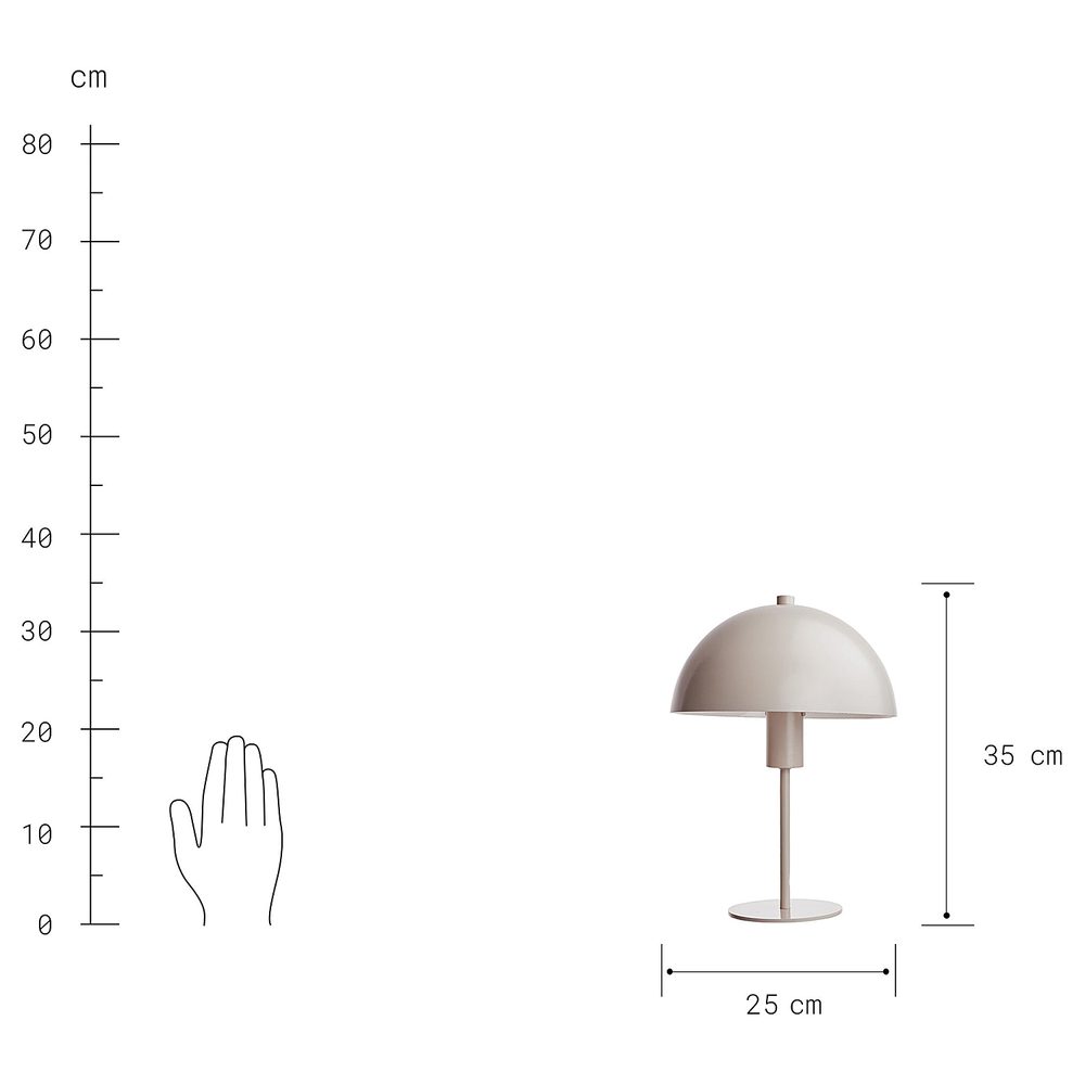 TOPEE Stolní lampa - béžová (obrázek 7)