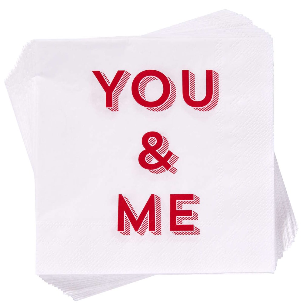APRÉS Papírové ubrousky "You & Me"