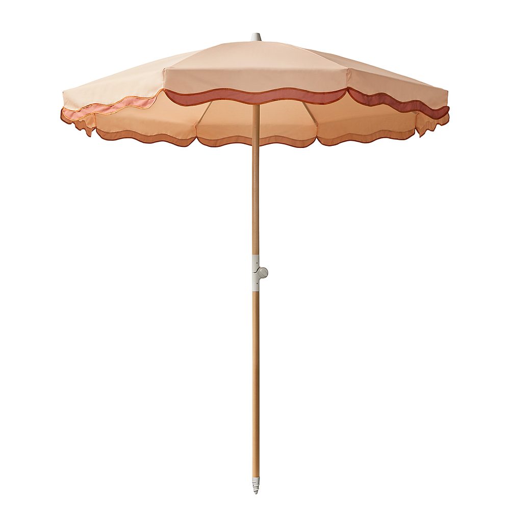 Levně Slunečník 1,8 m - sv. oranžová