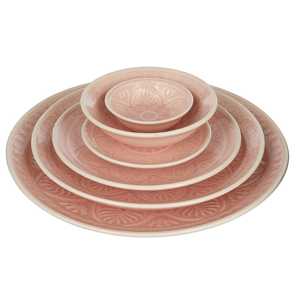 SUMATRA Talíř 14 cm - sv. růžová (obrázek 3)